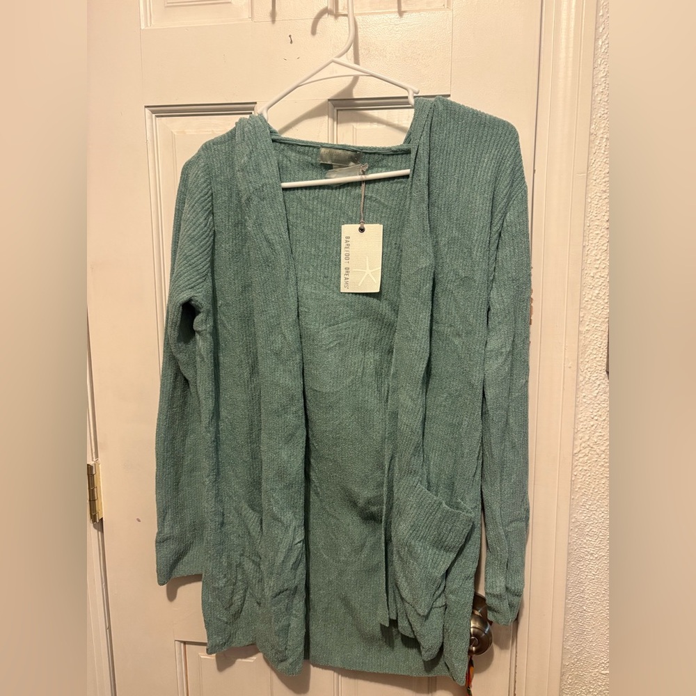 Barefoot Dreams Aquamarine Cardigan